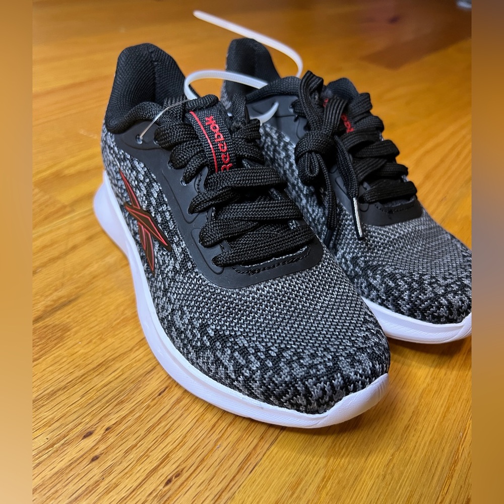 Reebok Black and Red Sneakers